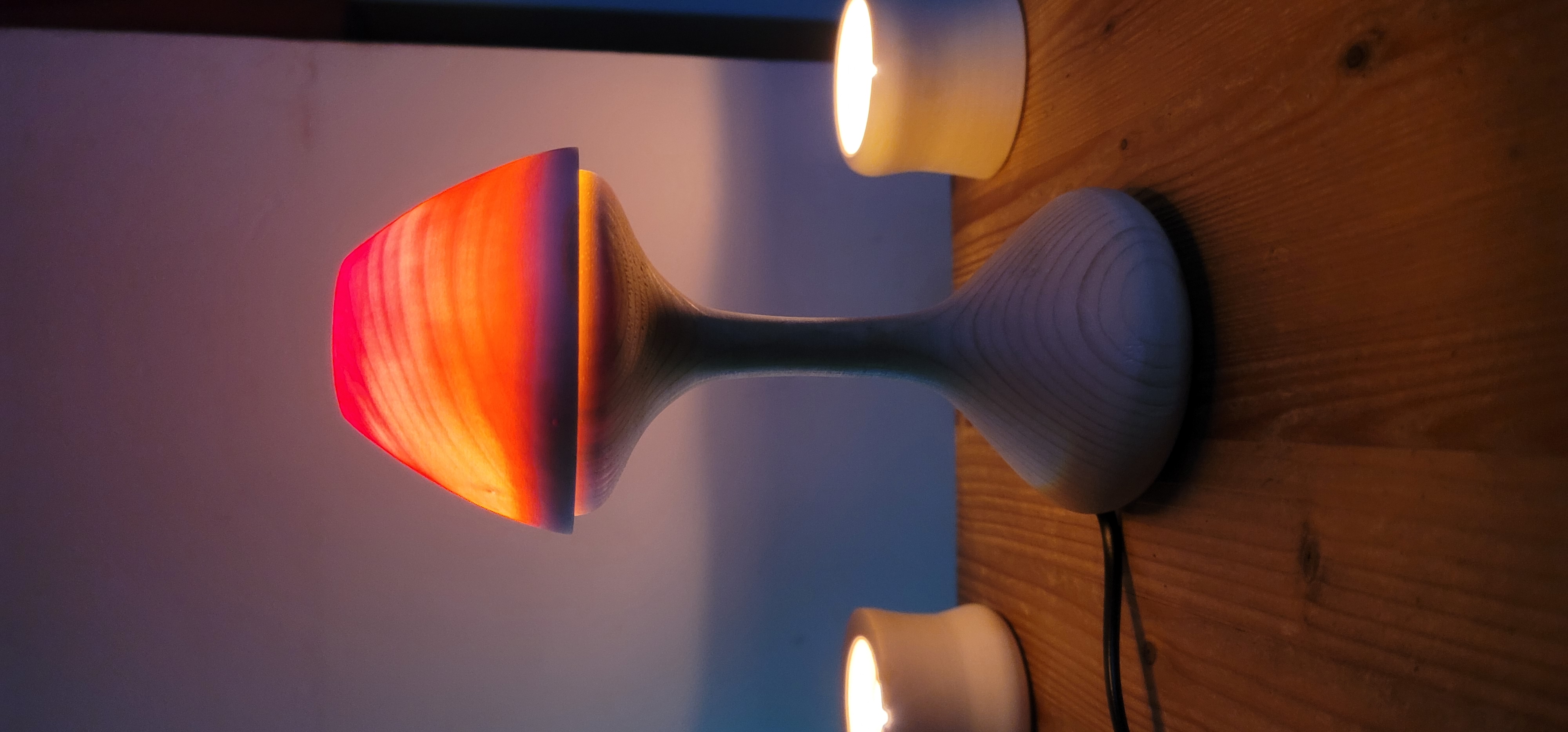 Luminaire OHME allumé